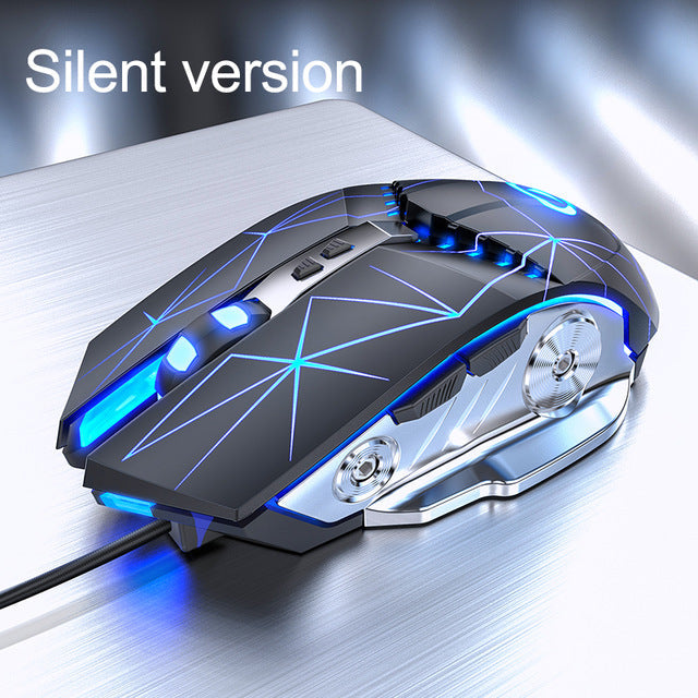 Gaming Mouse Wired Silent Gaming Mechanical Computer Desktop Notebook Office product image